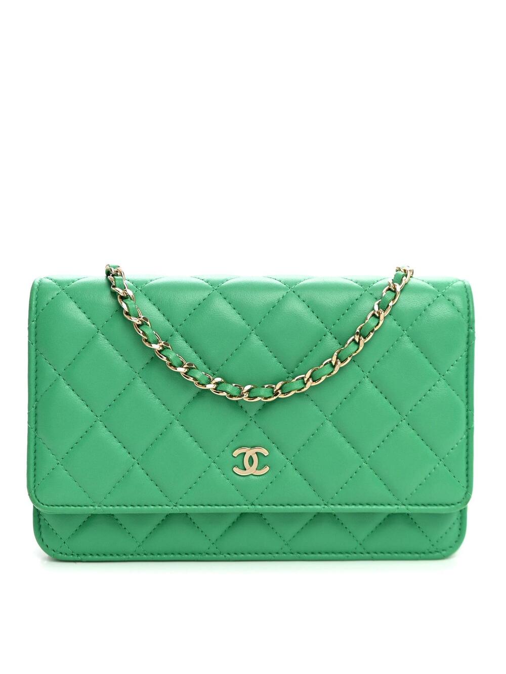 Chanel Lambskin Quilted Wallet On Chain #320376C30B